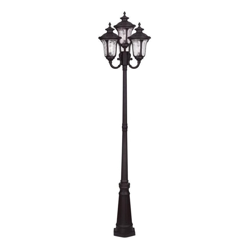 Beaumont Lane 4 Light Outdoor Head Post in Bronze