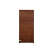 Beaumont Lane Transitional Wood Bookcase with Doors Storage Cabinet in Brown