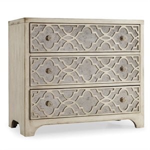 Beaumont Lane Fretwork Accent Chest in Pearl Essence