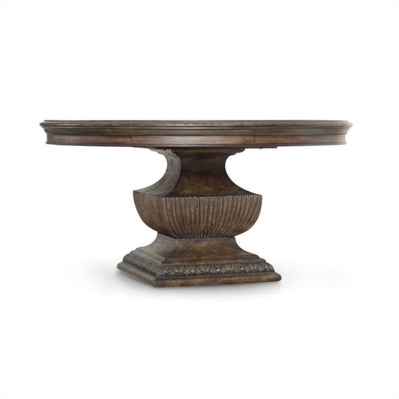 Beaumont Lane 60 Round Dining Table In Rustic Walnut