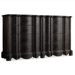 beaumont lane 8-drawer wooden double dresser