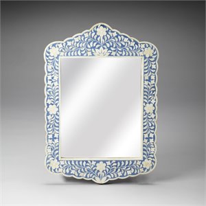 Beaumont Lane Accent Wall Mirror in Blue