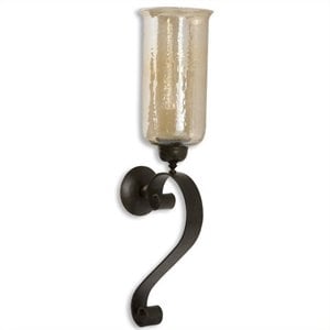 Beaumont Lane Candle Wall Sconce in Antiqued Bronze