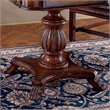 Beaumont Traditional Lane Wood Pedestal Game Table in Multi-Color