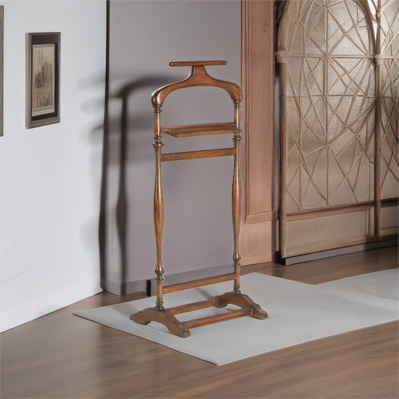 Beaumont Lane Valet Stand in Plantation Cherry