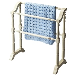 Beaumont Lane Blanket Rack in Cottage White