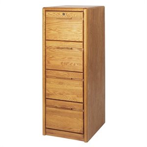 beaumont lane 4 drawer vertical file cabinet in oak