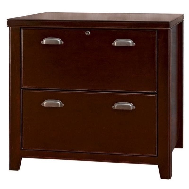 Beaumont Lane 2 Drawer Lateral Wood File Storage Cabinet In Cherry