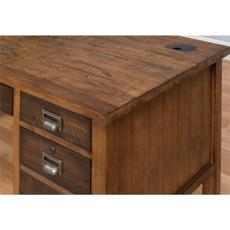 Beaumont Lane Computer Desk in Hickory