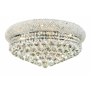 Beaumont Lane 20&quot 10 Light Royal Crystal Flush Mount