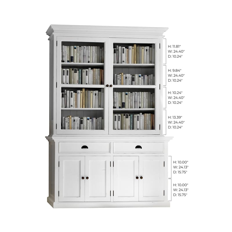 Beaumont Lane China Cabinet in Pure White