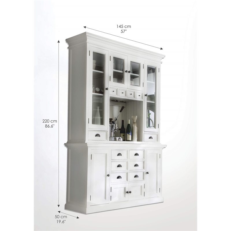 Beaumont Lane China Cabinet in Pure White