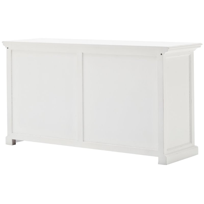 Beaumont Lane Wood Sideboard Dining Buffet with Storage in Pure White