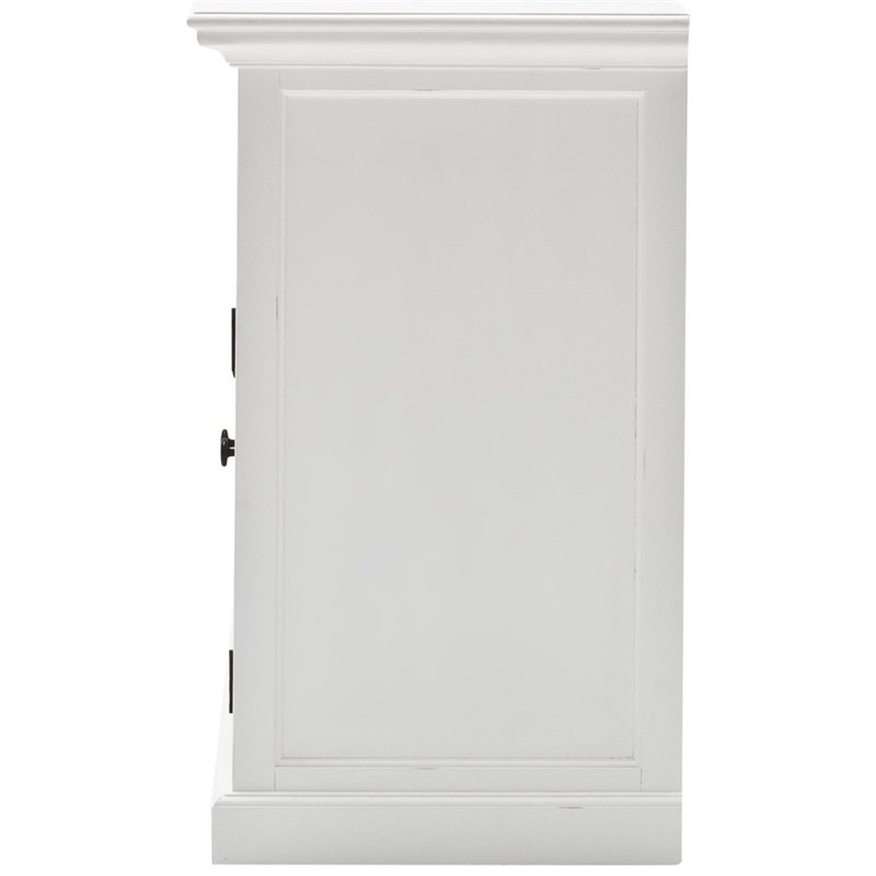 Beaumont Lane Wood Sideboard Dining Buffet with Storage in Pure White