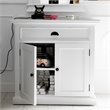 Beaumont Lane Solid Mahogany Pure White Buffet Rectangular 33.5