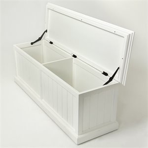 Beaumont Lane Storage Chest in Pure White