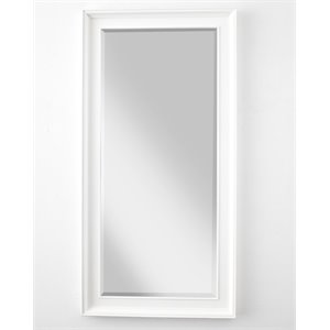 beaumont lane mirror in pure white