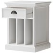 Beaumont Lane 1 Drawer Nightstand in Pure White