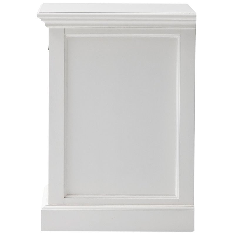 Beaumont Lane 1 Drawer Nightstand in Pure White
