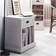 Beaumont Lane 1 Drawer Nightstand in Pure White