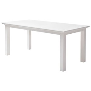 Beaumont Lane 71&quot Dining Table in Pure White