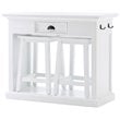 Beaumont Lane 3 Piece Kitchen Table Set in Pure White