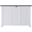 Beaumont Lane 2 Basket Buffet in Pure White and Black