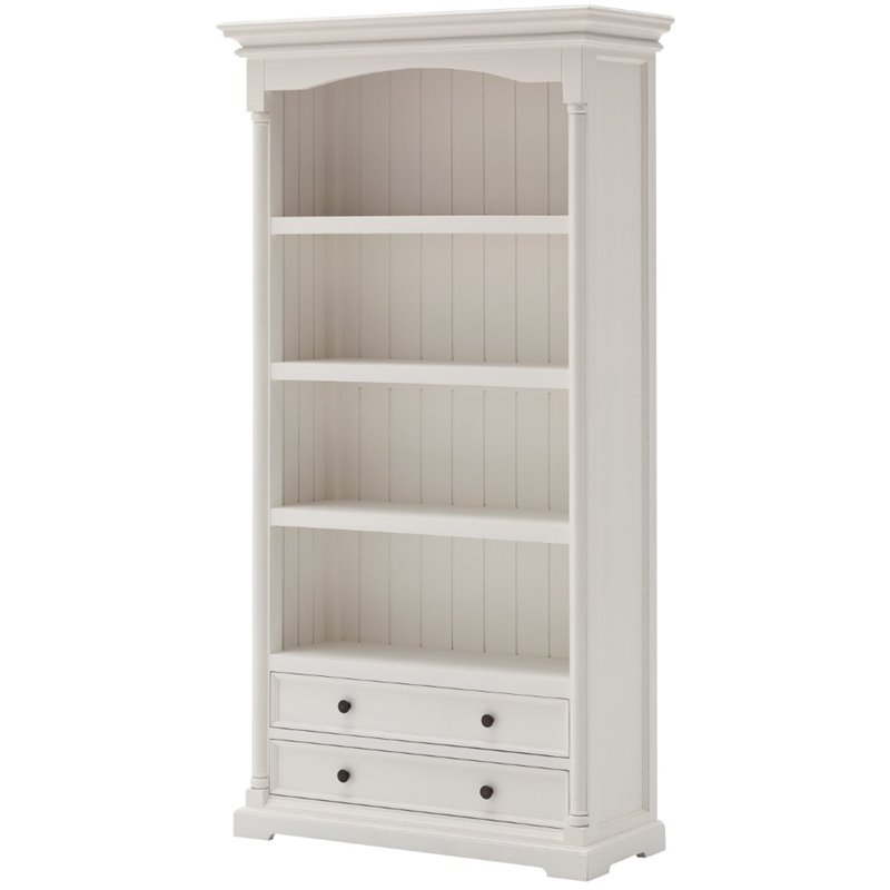 Beaumont Lane 4 Shelf Bookcase in Pure White