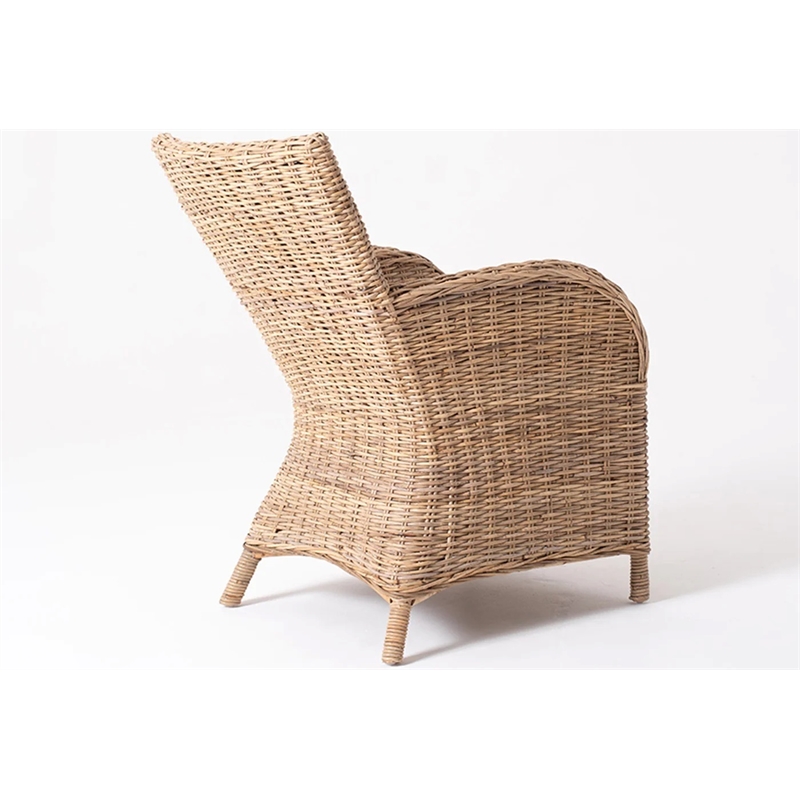 Beaumont Lane Dining Chair with Cushion in Natural (Set of 2)