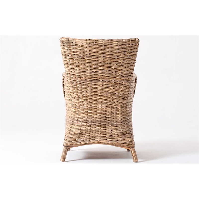 Beaumont Lane Dining Chair with Cushion in Natural (Set of 2)