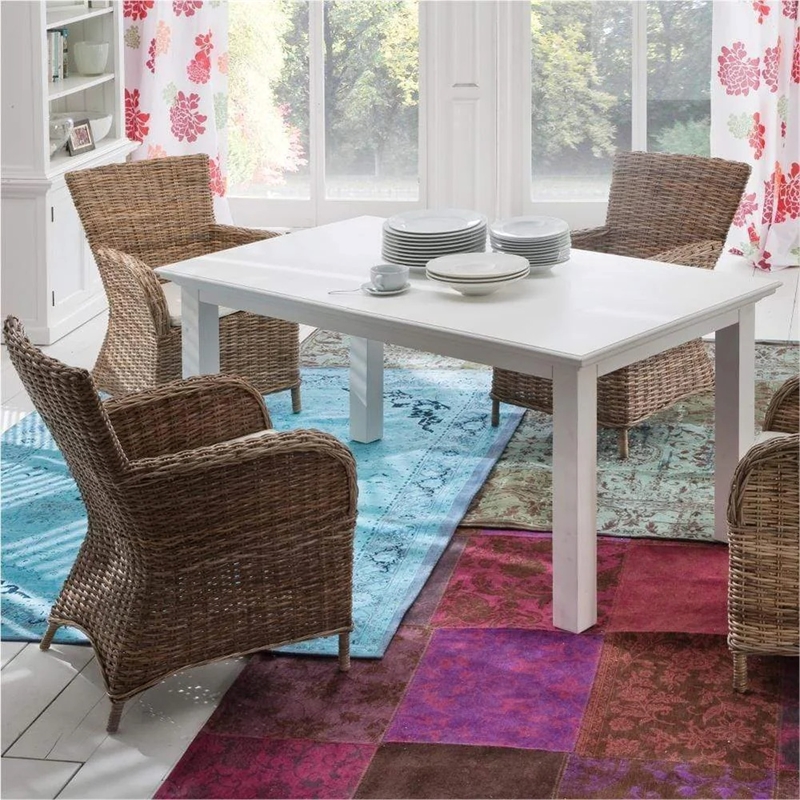 Beaumont Lane Dining Chair with Cushion in Natural (Set of 2)