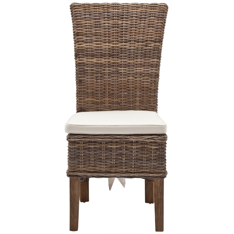 Beaumont Lane Dining Chair with Cushion in Natural (Set of 2)
