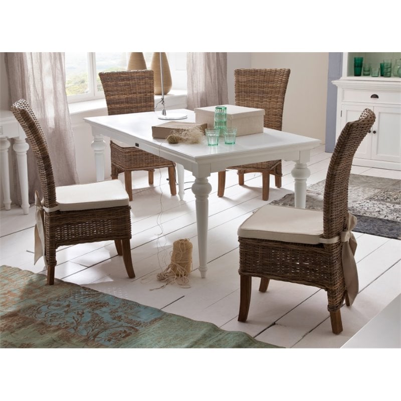 Beaumont Lane Dining Chair with Cushion in Natural (Set of 2)