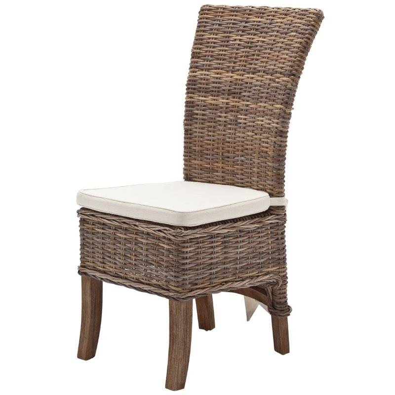 Beaumont Lane Dining Chair with Cushion in Natural (Set of 2)
