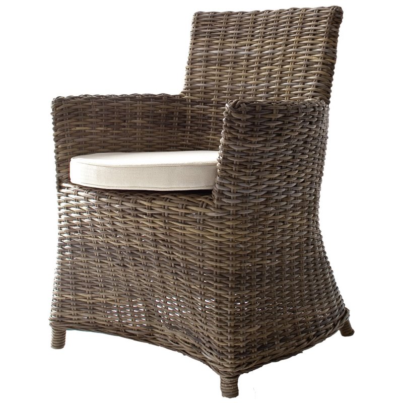 Beaumont Lane Dining Chair with Cushion in Natural (Set of 2)