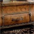 Beaumont Lane Old World Map Trunk Coffee Table in Light Brown