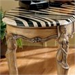Beaumont Lane Zebra Stripped Top Writing Desk