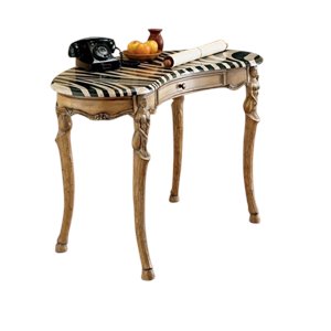 Beaumont Lane Zebra Stripped Top Writing Desk
