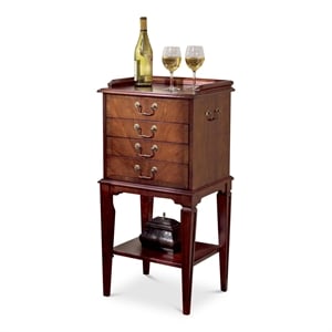 Beaumont Lane 4-Drawer Traditional Solid Wood Accent Chest in Cherry