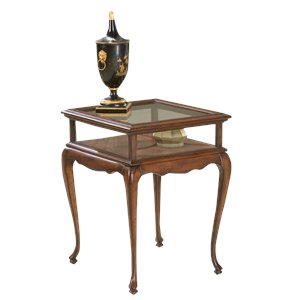 beaumont lane curio table in cherry