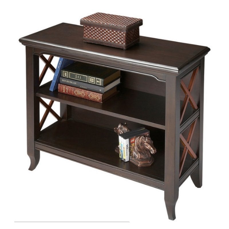 Beaumont Lane Low Bookcase in Cherry
