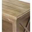 Beaumont Lane Transitional Wood Bookcase in Natural Driftwood