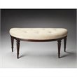 Beaumont Lane Demilune Bench in Cherry