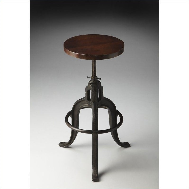 Beaumont Lane Transitional Adjustable Bar Stool