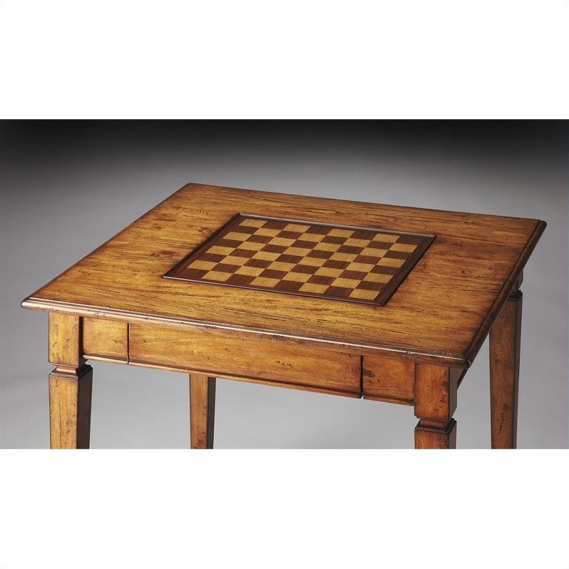 Beaumont Lane Game Table in Light Brown