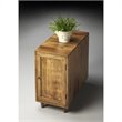Beaumont Lane Modern Mango Wood Solids Accent Chest in Light Brown