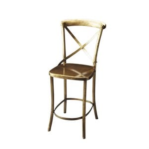 Beaumont Lane 24&quot Counter Stool in Gold