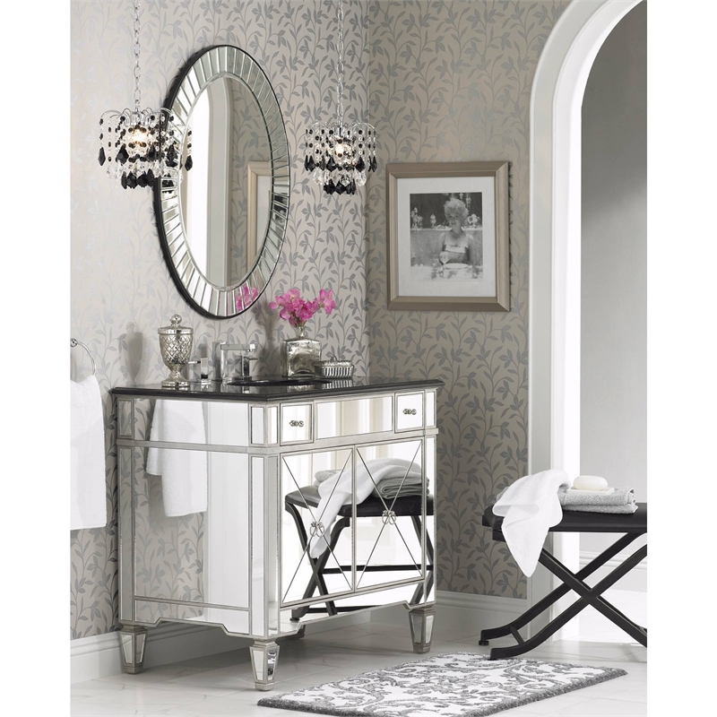 Beaumont Lane Metal Multicolor Vanity Stool Rectangular 24