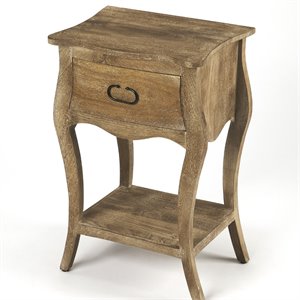 beaumont lane transitional wood  nightstand