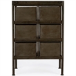 Beaumont Lane 6-Drawer Contemporary Iron Metal Chest in Antique Bronze